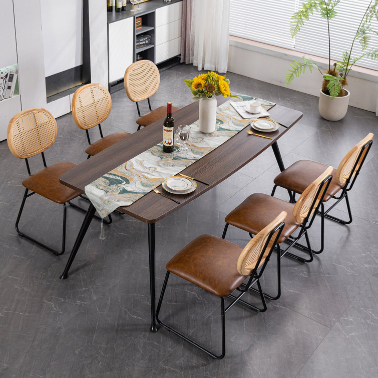 Bayou Breeze Afelien King Louis Back Side Chair in Brown Wayfair